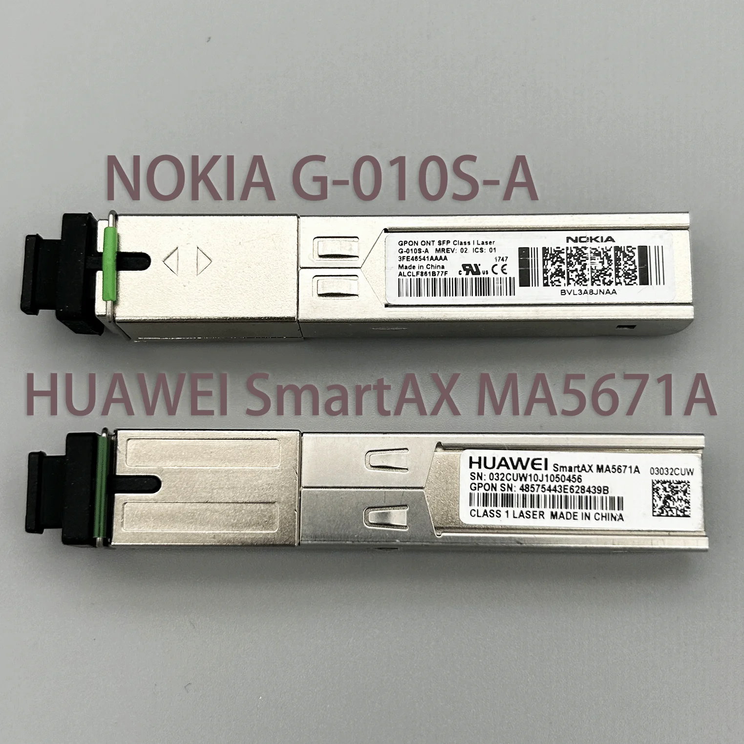 

For Nokia G-010S-A, HW MA5671A, CatStick 2.5G GPON protocol SFP optical module