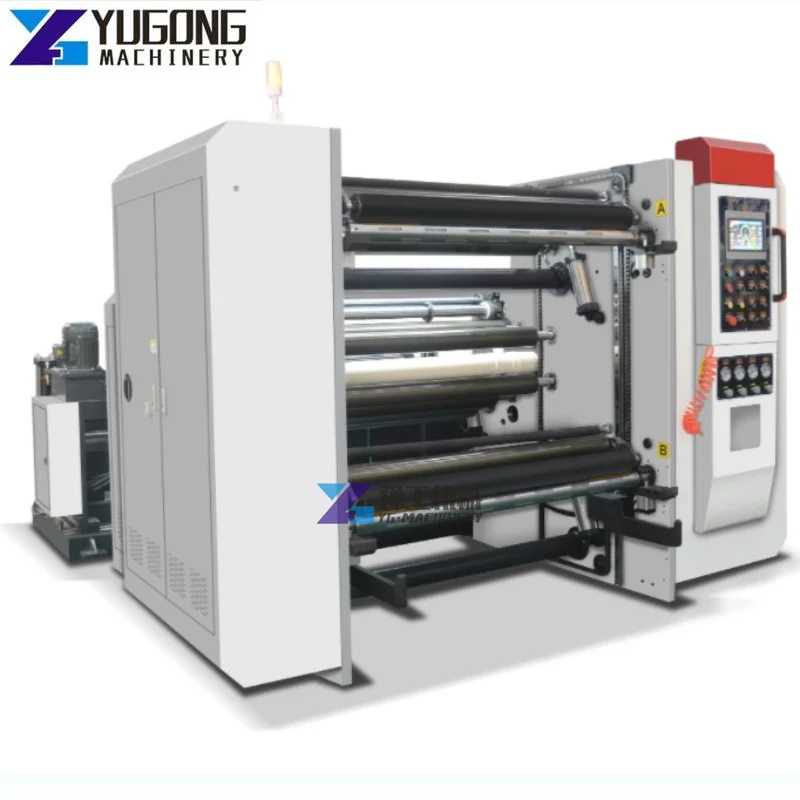 Factory Sales Corrugated Paper Kraft Paper Automatic Jumbo Roll Craft Paper Roll Cutting Machine Slitter Rewinding Machine