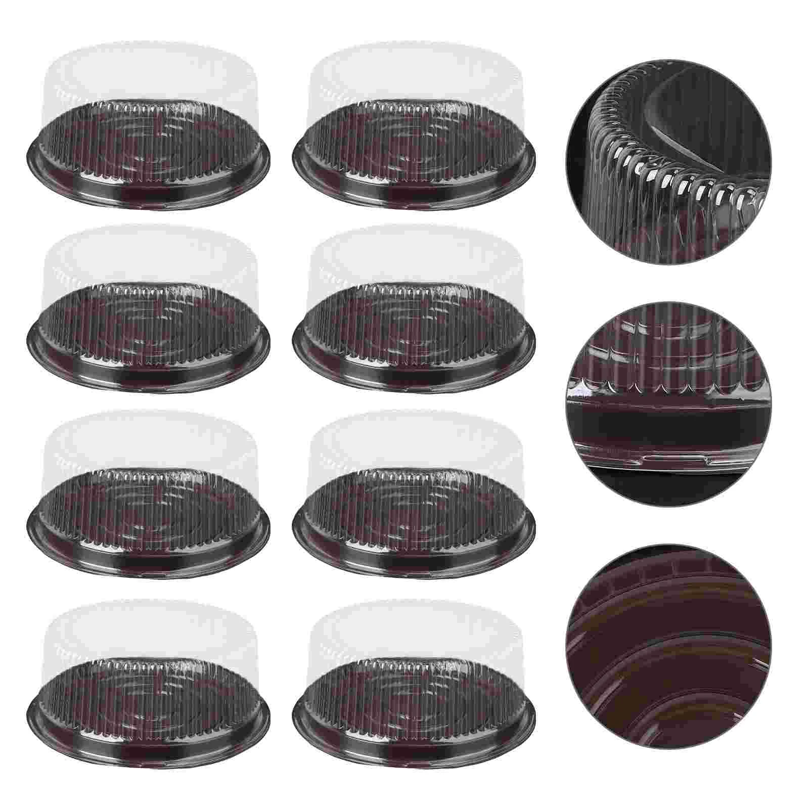 

Circular Cake Box Transparent Box Inch Transparent Plastic Cake Box Transparent Pastries Box CupCake Box Transparent Muffin