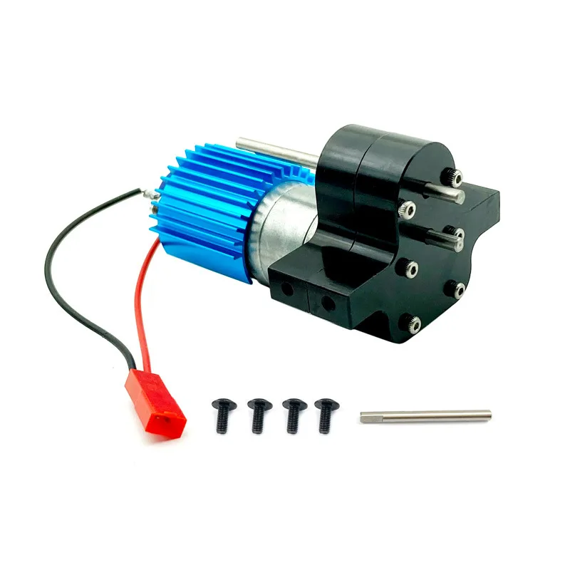 Metal Transfer GearBox with 370 Brush Motor for WPL B14 B16 B24 B36 C14 C24 JJRC Q60 MN D90 MN99S MN91 Speed Change Upgraded