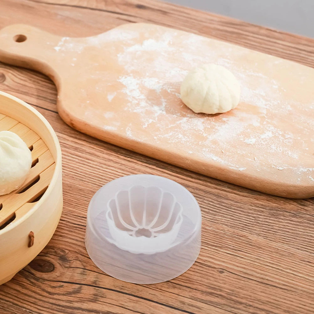 

4pcs Baozi Mold Bun Shaping Tool Kitchen Dough Maker Press Food Grade Steamed Buns Asian Cooking Gadgets Hamburger Mold