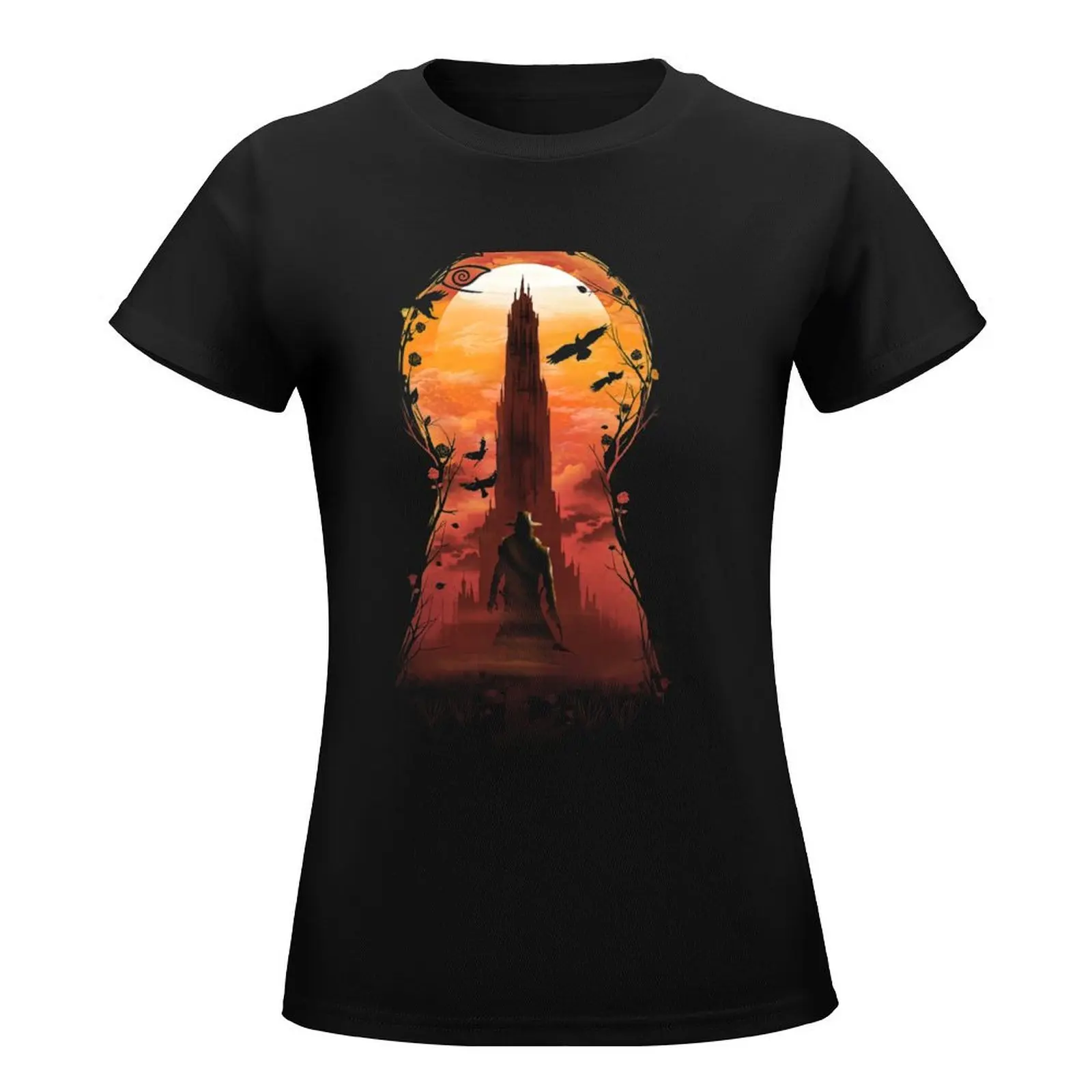 Dark Tower The Wind Through The Keyhole T-Shirt Female clothing quick-drying cute clothes heavyweights Woman T-shirts