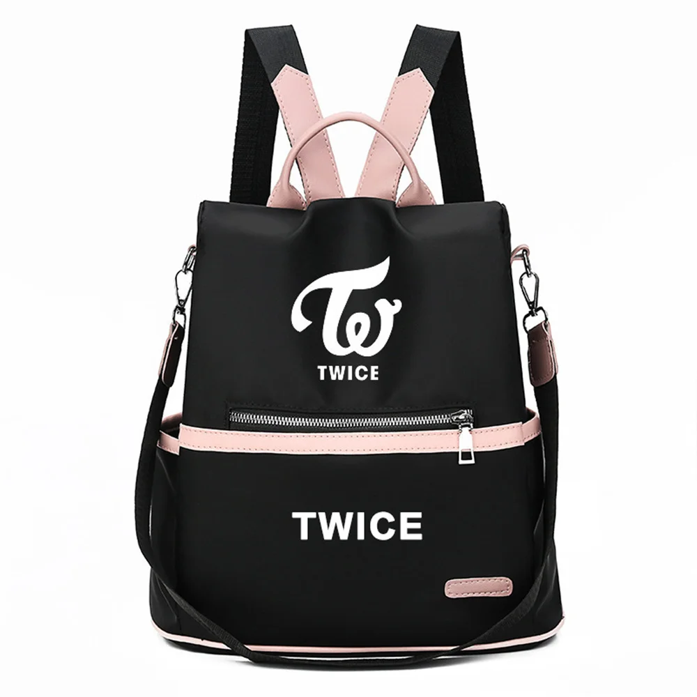 Ransel anak perempuan Kpop, koleksi penggemar konser TOUR III dunia ke-4, ransel trendi untuk anak perempuan Nayeon Jeongyeon Momo, hadiah