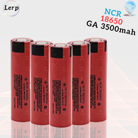 18650 NCR 18650 GA 3.7V 3500mAH lithium-ion rechargeable battery 30A discharge, toy tool flashlight battery