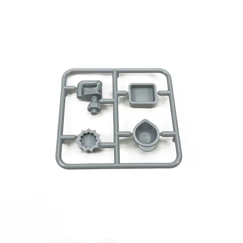 MOC 10PCS 97787 Cucina Casa Forchetta Mattoni Pentola Pala Cucina Interni Building Blocks Kit Gioca Giocattoli Per Bambini Di Compleanno Ragazze Regali