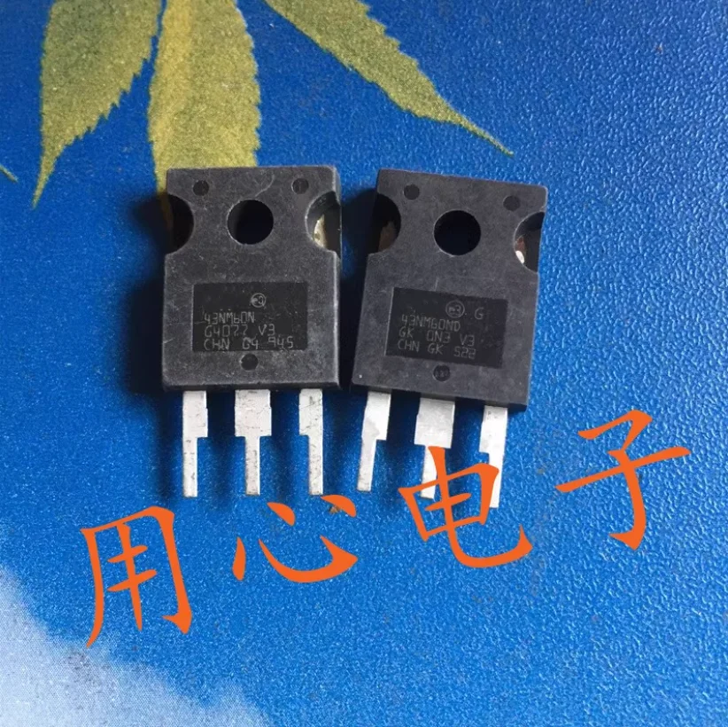 5pcs Used STW43NM60ND 43NM60ND 43NM60N STW43NM60N  43A600V high-power power supply transistor MOSFET