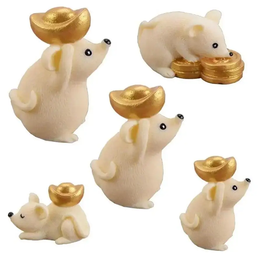 2026 1 Pcs New 3D Handmade Diy Mouse Shape Silicone Mold Fondant Mould For Candle Making Resin Molds For Plaster Wax Mould
