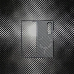 For Magsafe Magnetic case For Samsung Galaxy Z Fold 7 Carbon fiber cover Aramid fiber Magsafe cover for Galaxy Z Fold 7 case