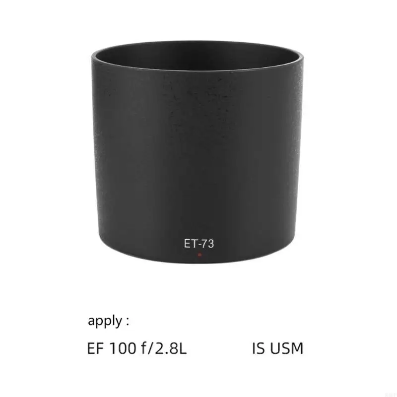 Hood Lens Lens لـ 100 مم F/2.8L الماكرو هو ظلال العدسة استبدال ET73 عدسة عدسة عدسة عدسة عدسة 83CF