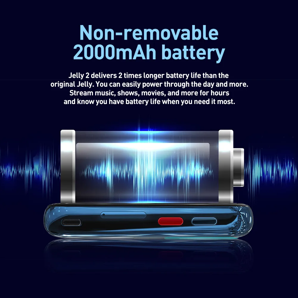 Unihertz جيلي 2 في العالم أصغر أندرويد 11 4G هاتف LTE الذكي 6GB + 128GB 2000mAh بصمة المزدوج سيم USB OTG NFC الهاتف المحمول