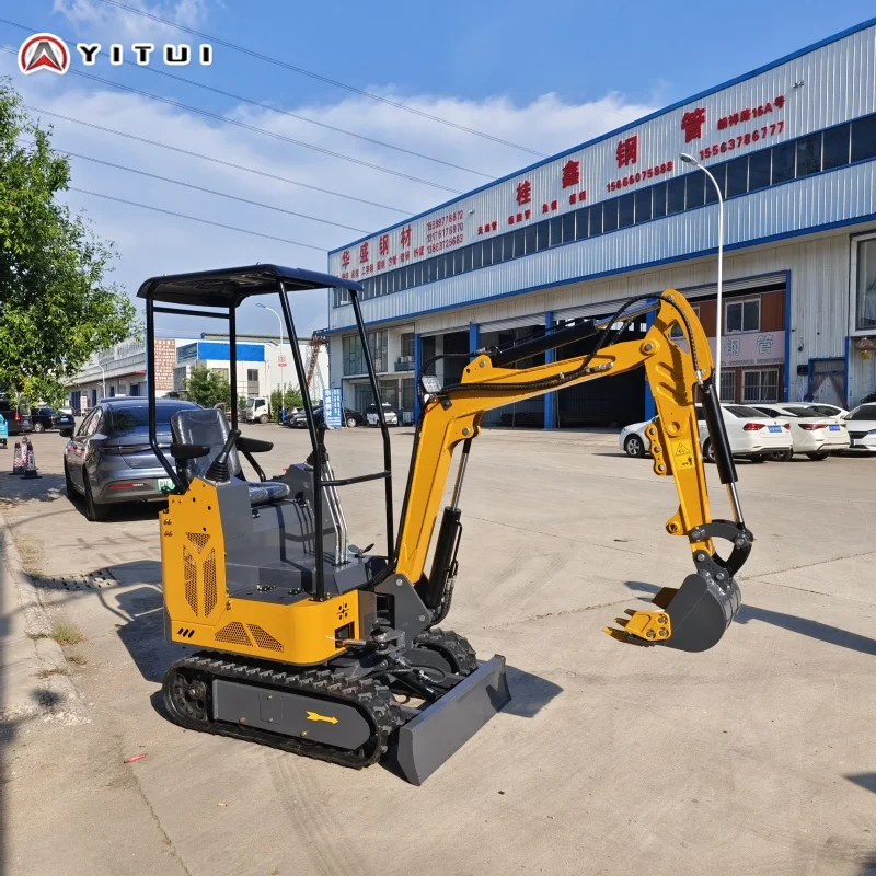 La fabbrica di mini escavatori in Cina supporta l'ampia gamma di utilizzo personalizzata Ce Epa Euro 5 Minigavatore da 1,2 tonnellate