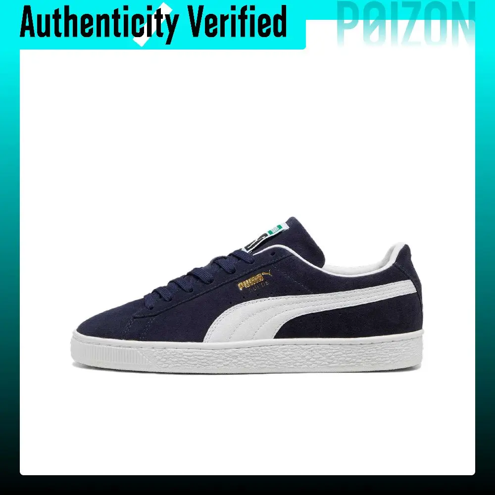 PUMA Suede Low top Skateboard Shoes Unisex Navy Blue 399781-03