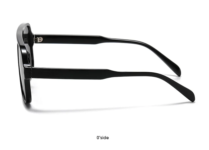 Mode gelbes Quadrat Frauen Sonnenbrille Retro Doppelbrücken großen Rahmen Sonnenbrille Frau Mode Luxus Designer Sonnenbrillen Brillen – Detail 10