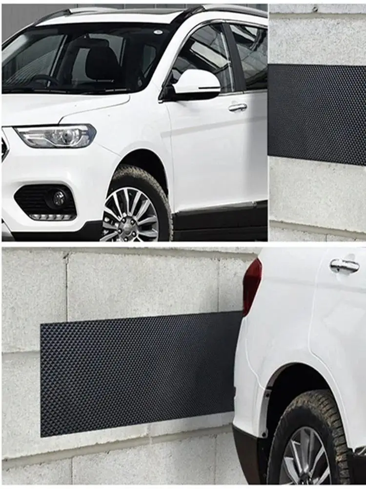 Autocollant mural anti-collision pour garage, bande anti-collision pour porte, autocollant en éponge anti-collision gaufré en PE pour mur de parking
