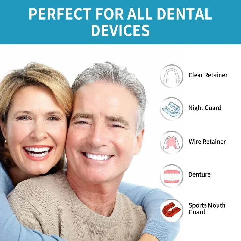 

Oral Cleaning Care, Clean Tartar Stains, Fresh Breath, Dazzling White Dentures, Denture Cleaner