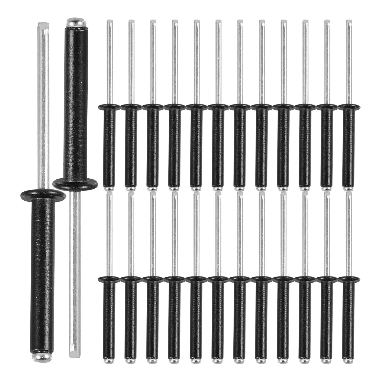 50Pcs Round Head Aluminum Rivet Set Durable Rivets for Metal Repair Sheet Metal Door Gutter Pop Blind Rivets Blind Rivet