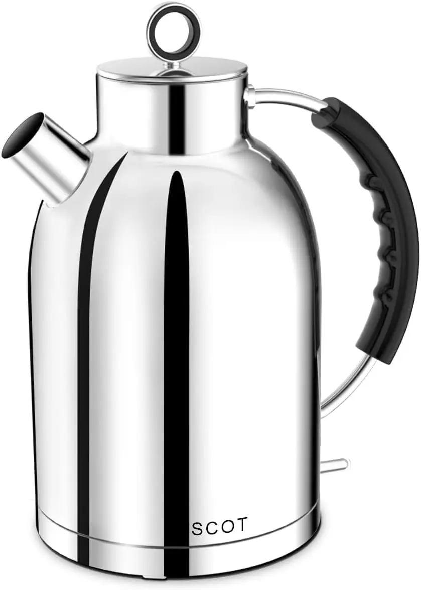 

Stainless Steel Electric Kettle 1.5L 1500W Fast Boiling Auto Shut-Off Cordless Design Safe & Durable