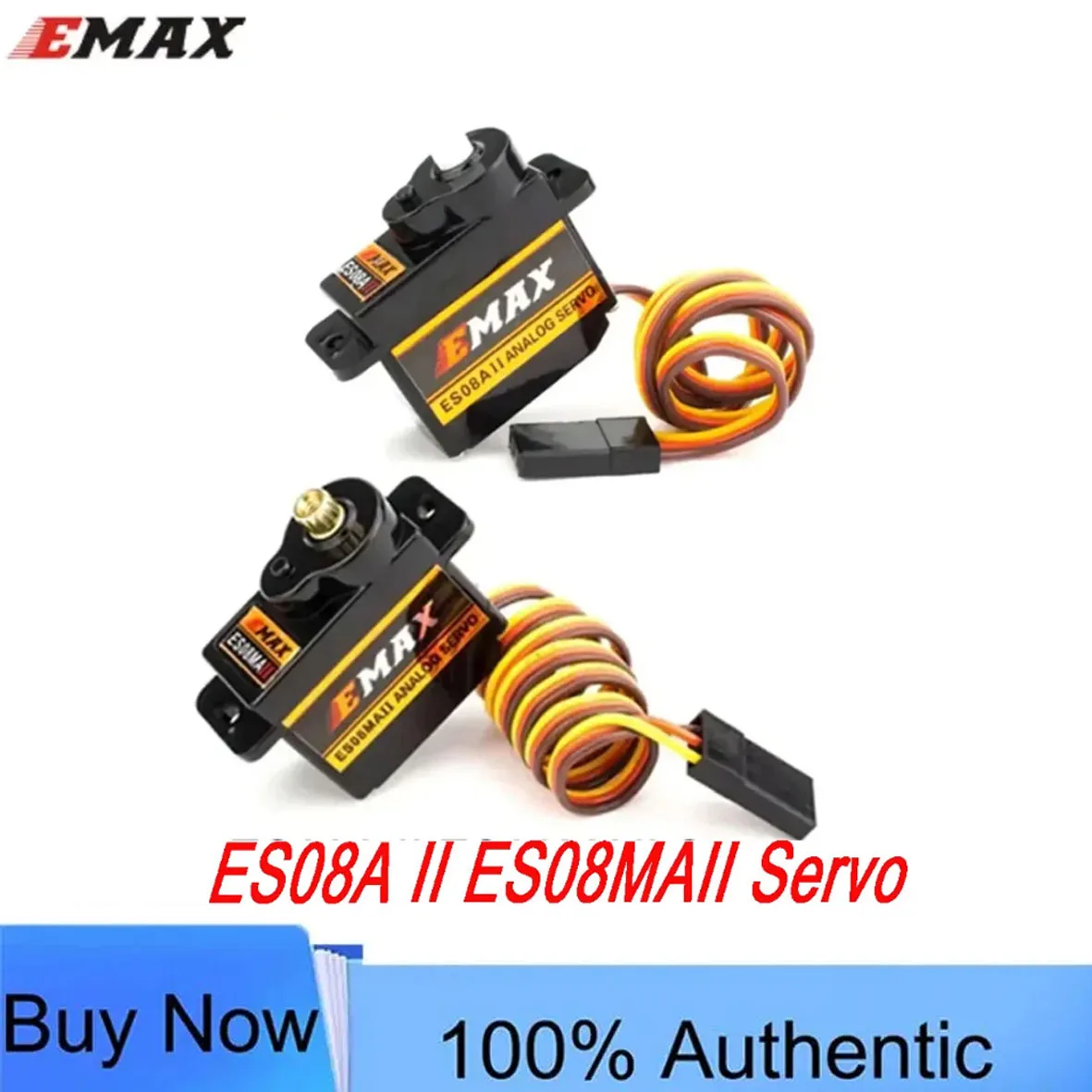 EMAX ES08A II Mini Plastic Gear Analog Servo & ES08MAII Mini Metal Gear Analog Servo PWM Servo for RC Model Robot Tools