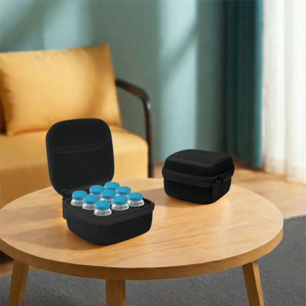 10ML 9 Vials Storage Case EVA Large Capacity Insulin Organizer Waterproof Wear-resistant Insulin Vial Protector