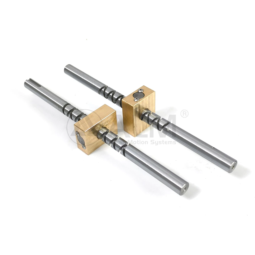 High Quality Standard Self-reversing Screw 20x20 Stroke 100mm Length 330mm Reciprocating Lead Screw with C45 Black Coating Nut i