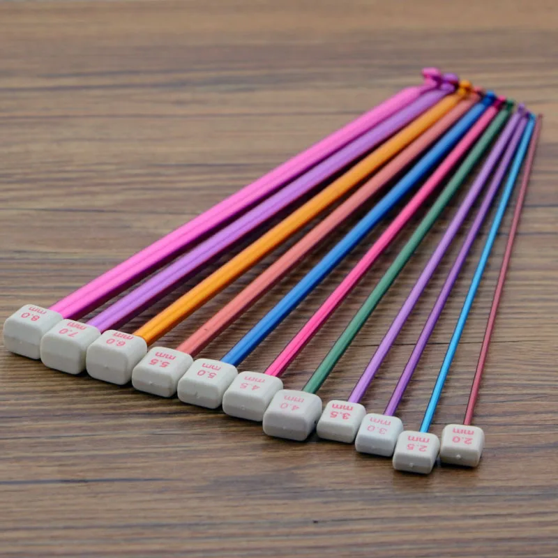 DIY Long Knitting Hook Set for Beginner, Tunisian Crochet Hooks, Afghan Needles for Crocheting, 2-8mm Supplies,11PCs,TJ5912