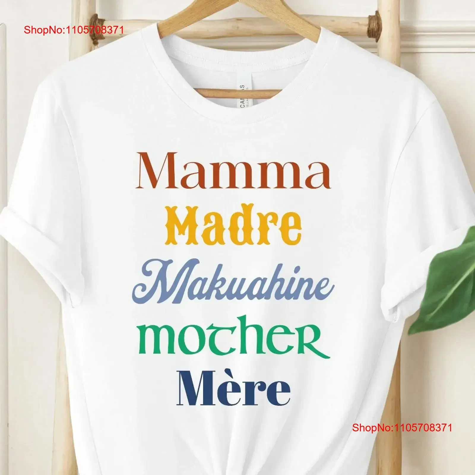 Mama T Shirt Mom Cute Mother Mother's Day For Wife Baby Shower New vintage Washed Comfortable Breathable Slightly fashion