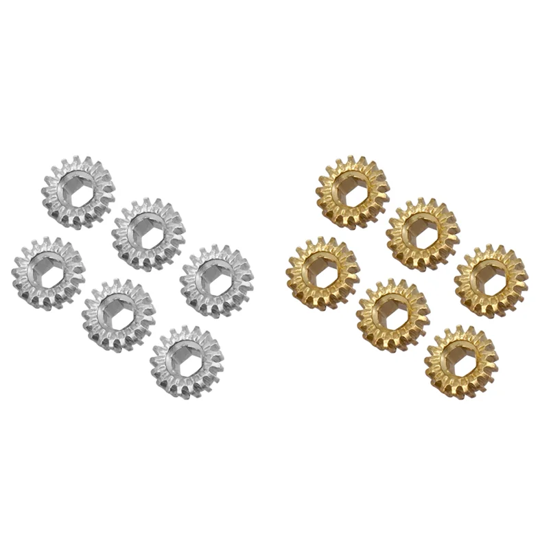 12 Pcs Gear Ratio 1:18 Hexagonal Hole Guitar Tuners Tuning Pegs Key Machine Head Mount Gears