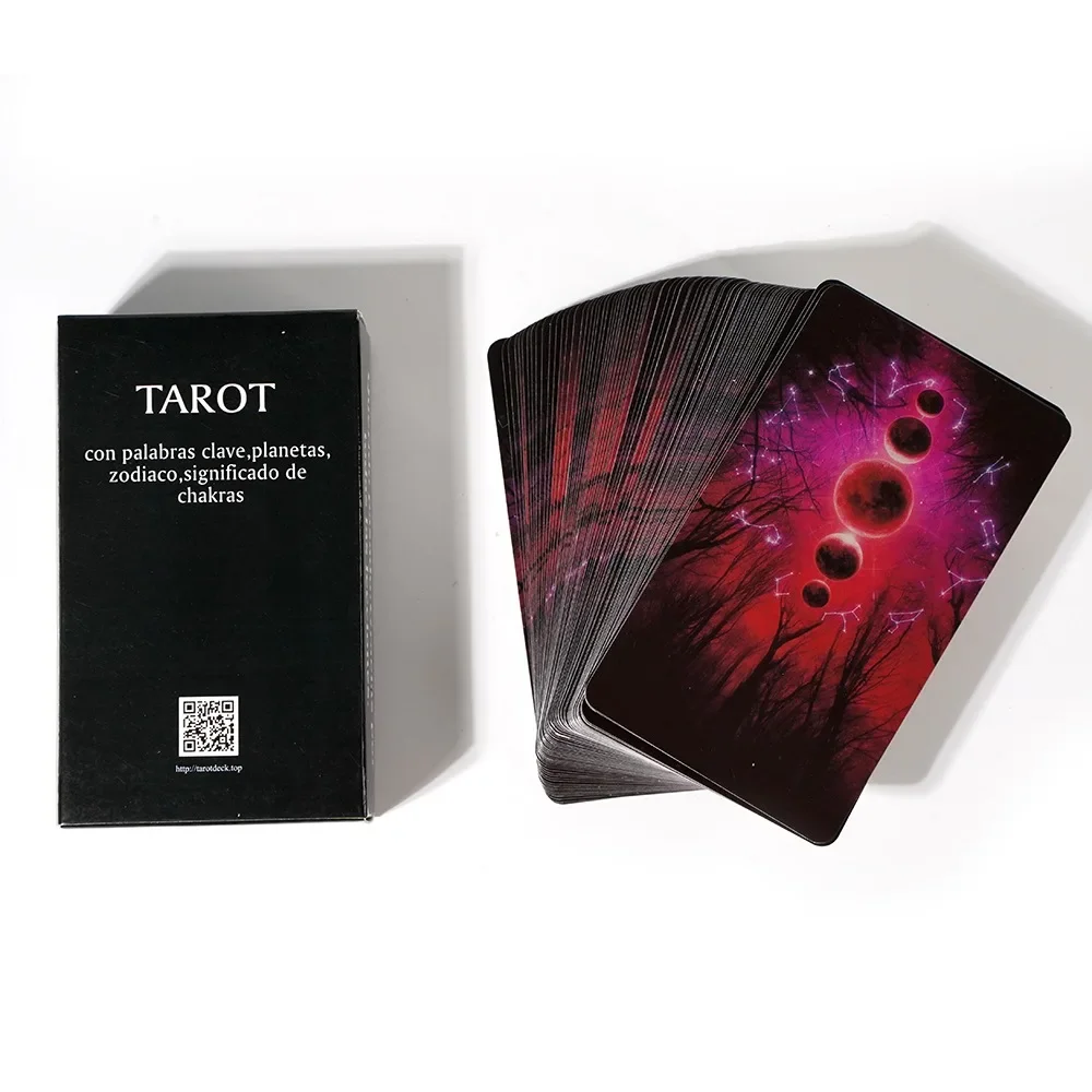 

Leaning Tarot Deck in Spanish, Small box packaging, exquisite and portable, a great choice for gifting