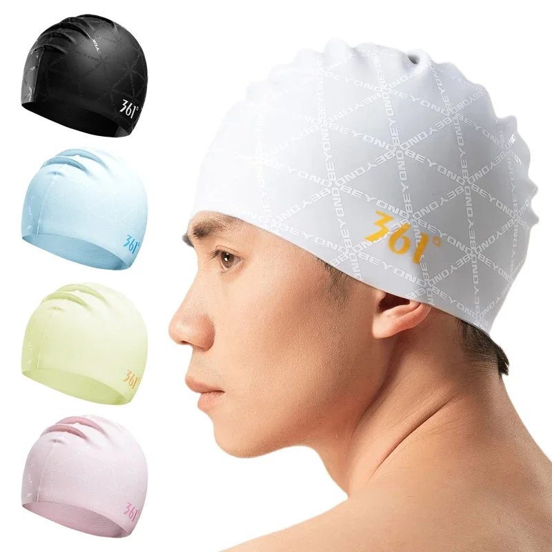 

Printed Silicone Swimming Cap Men Women Non-slip Comfortable Elastic Swim Hat Pool Accesories Cuffia Piscina Adulti