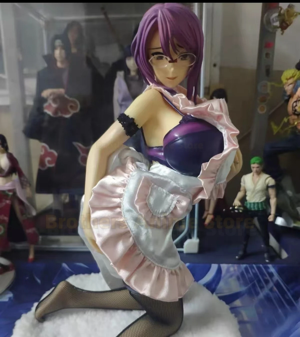 

AY Takagumi Taohua kneeling position, real black stockings, female 2D 1/4 sexy and beautiful model statue