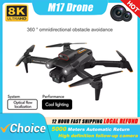 M17 Drone RC 8K High-Definition Three Camera 5G GPS Optical Flow Positioning Professional Aerial Photography Foldable Quadcopter
