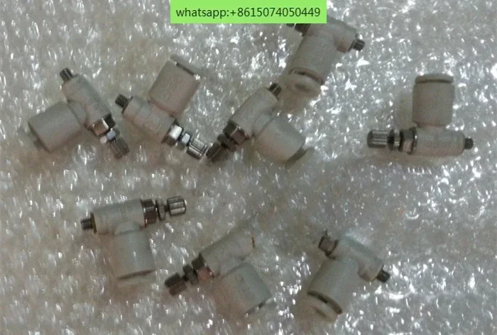 10PCS SMC throttle valve AS1201F-M3-04 (M3 plug 4), original second-hand, imported disassembly parts