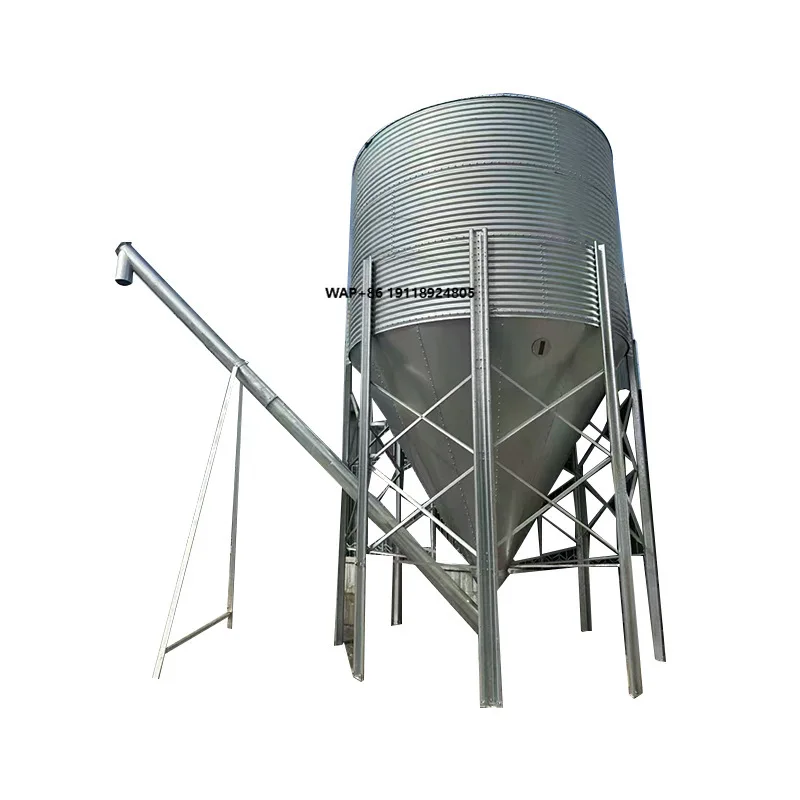 

Hot Galvanizing MUFA Brand Farm Feed Storage Tower 30-1000 Tons Capacity Steel Customizable High Productivity Piggeries