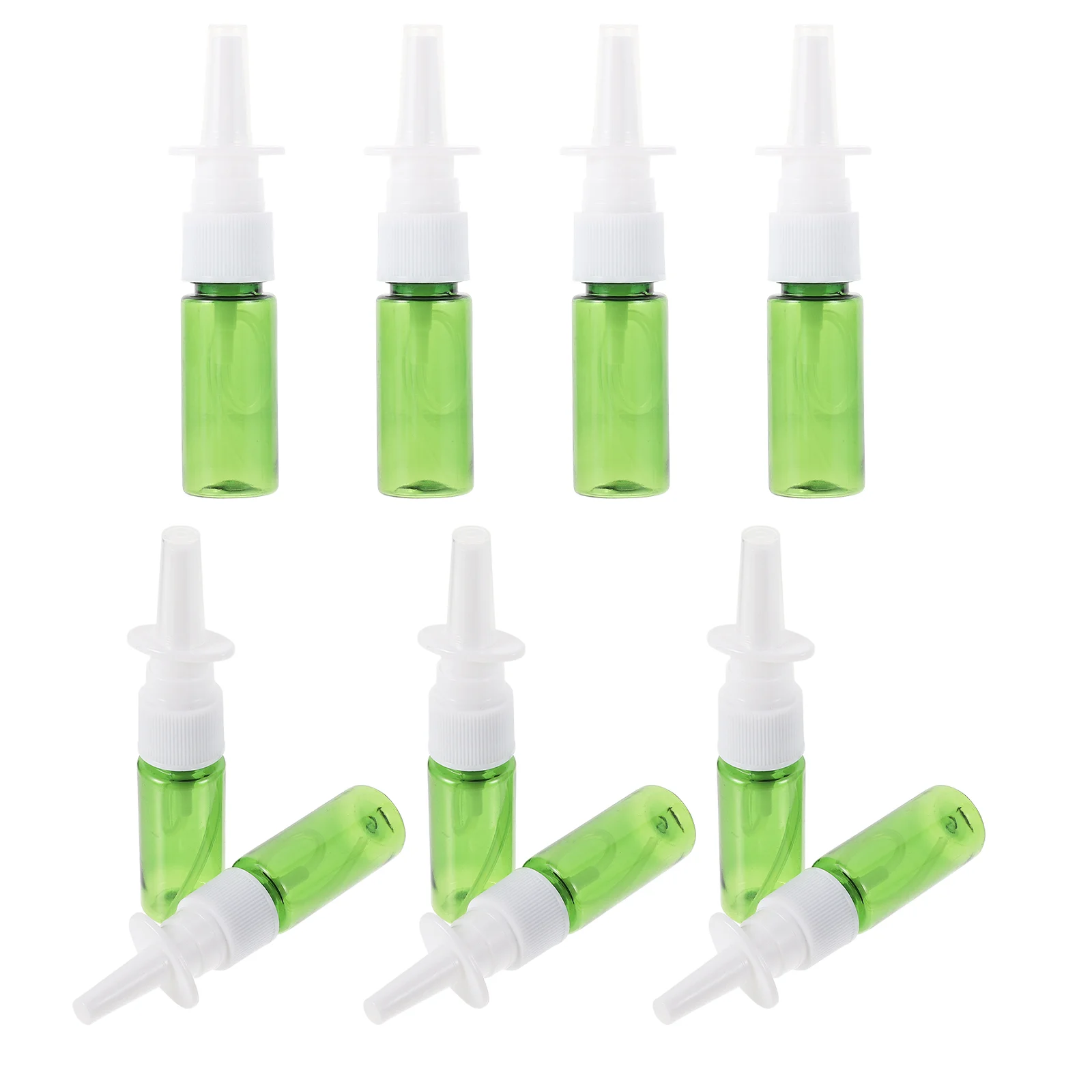 10 Pcs 15ml Direct Injection Bottle Premium Material Spray Bottles Liquid Empty Convenient Nasal Sprayer Pp Fine Mist