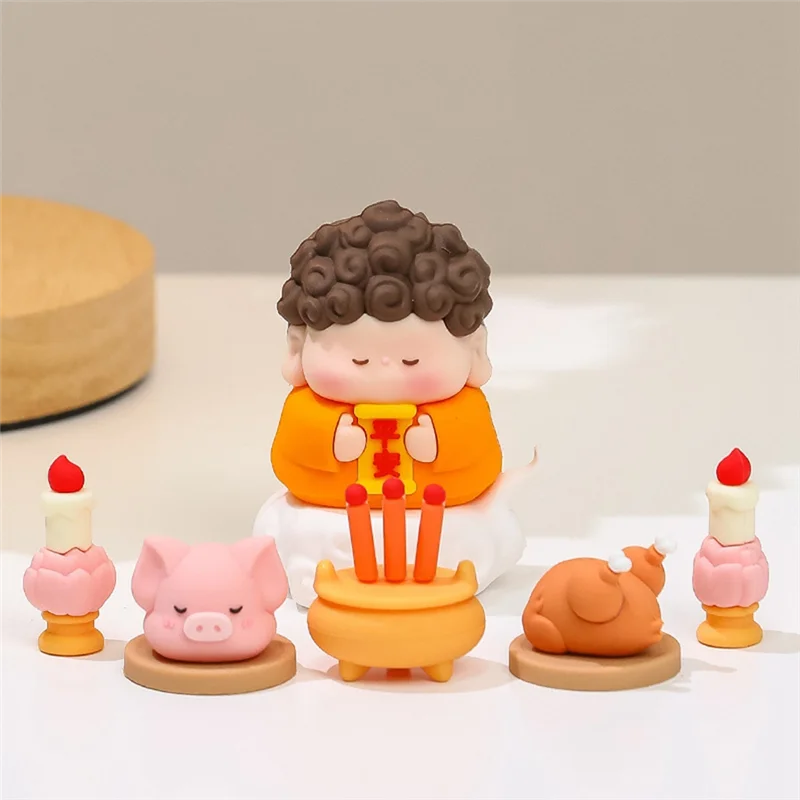 

A92P настольный органайзер, китайские фигурки божество, офисный декор, украшение для интерьера автомобиля, снятие стресса, декор для автомобиля/будхи, храм