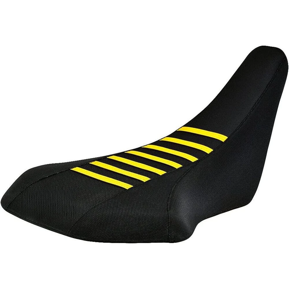 

Универсальный чехол для сиденья квадроцикла для моделей Quadsport Z250 LTZ250 2x4 2004-2009 годов выпуска - черный с желтыми ребристыми вставками