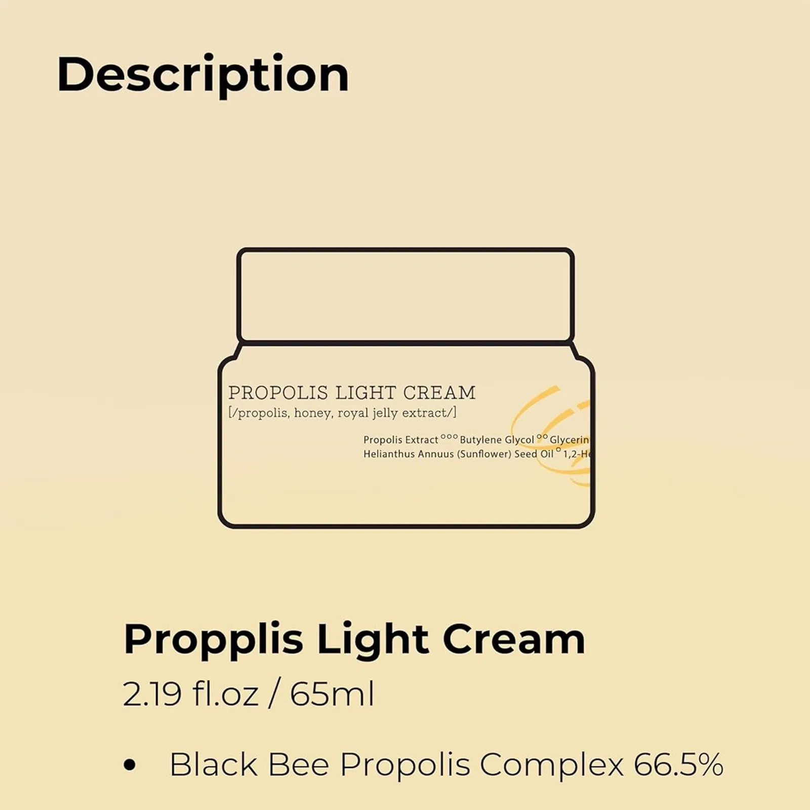 65ml Propolis Moisturizing Face Cream Women Anti Aging Whitening Face Cream Hydrating Daily Day And Night Moisturiser Care Gift