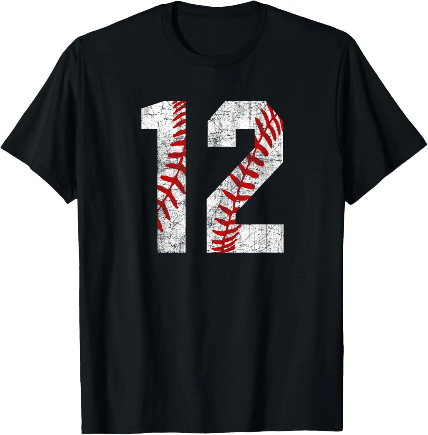 

Vintage Baseball Mom #12 Jersey Baseball Favorite Player T-Shirt