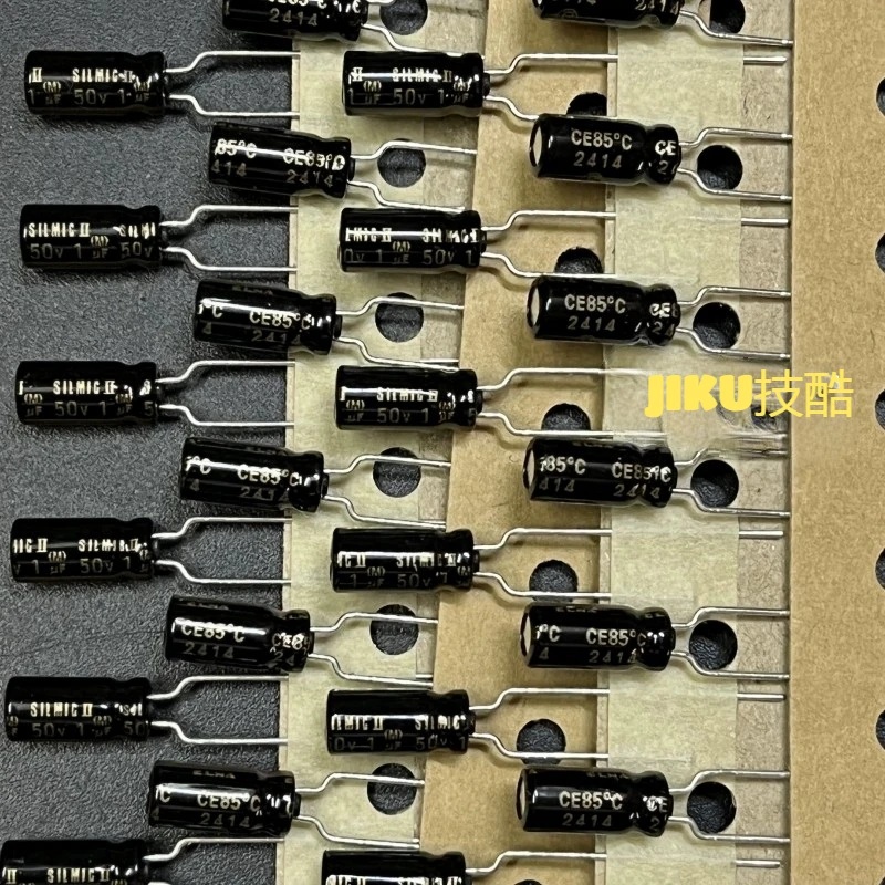 ELNA1UF50V SILMICII Original brand new INA audio capacitor 50V1UF RFS Diameter 5X11mm