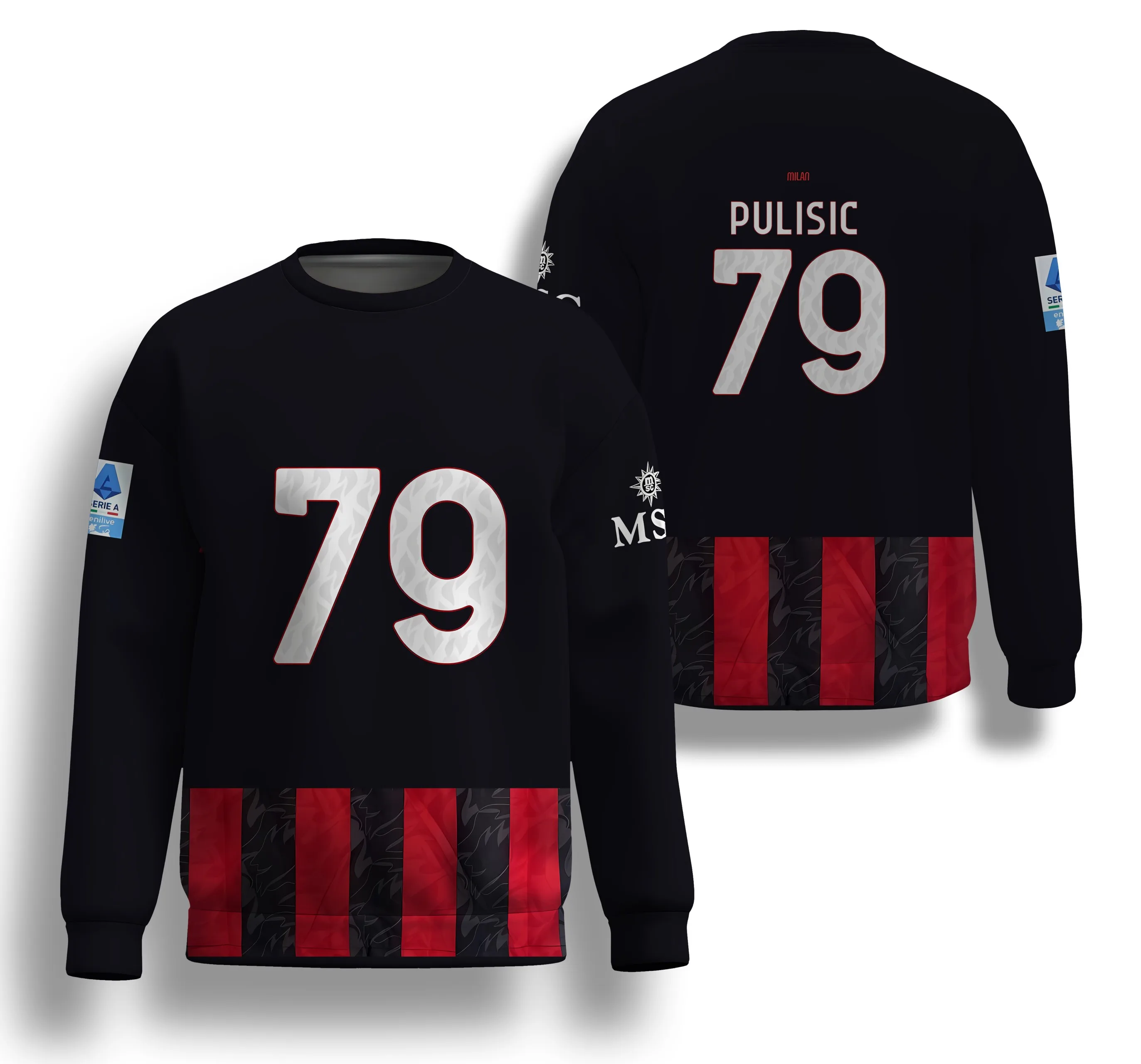 السترة الرجالية الجديدة ذات الرقبة المستديرة لربيع وخريف 2025 هي ملابس الشارع المطبوعة الرقمية غير الرسمية والعصرية #5