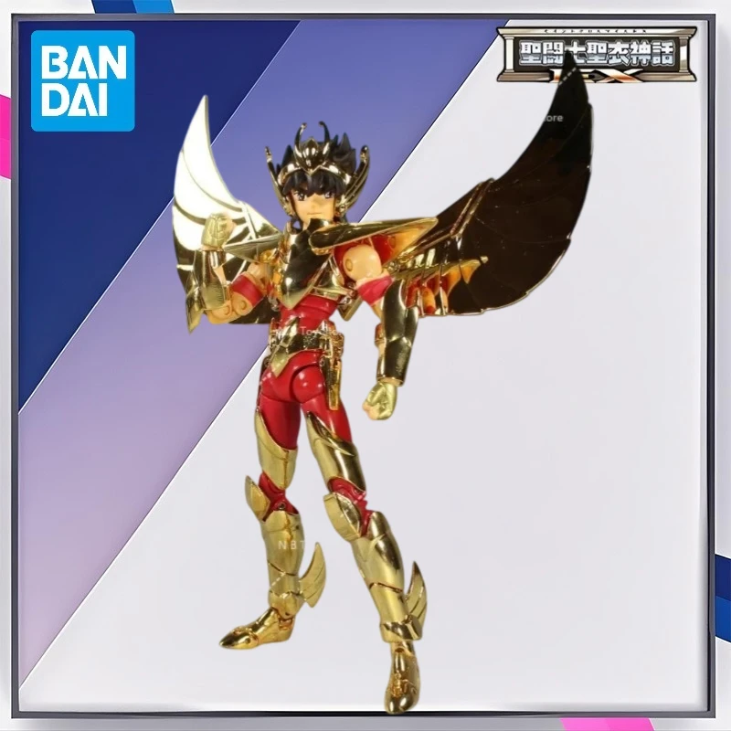 

In Stock BANDAI Saint Seiya Saint Cloth Myth Final Pegasus 24K Gold-plated Anime Collectible Character Model Toy