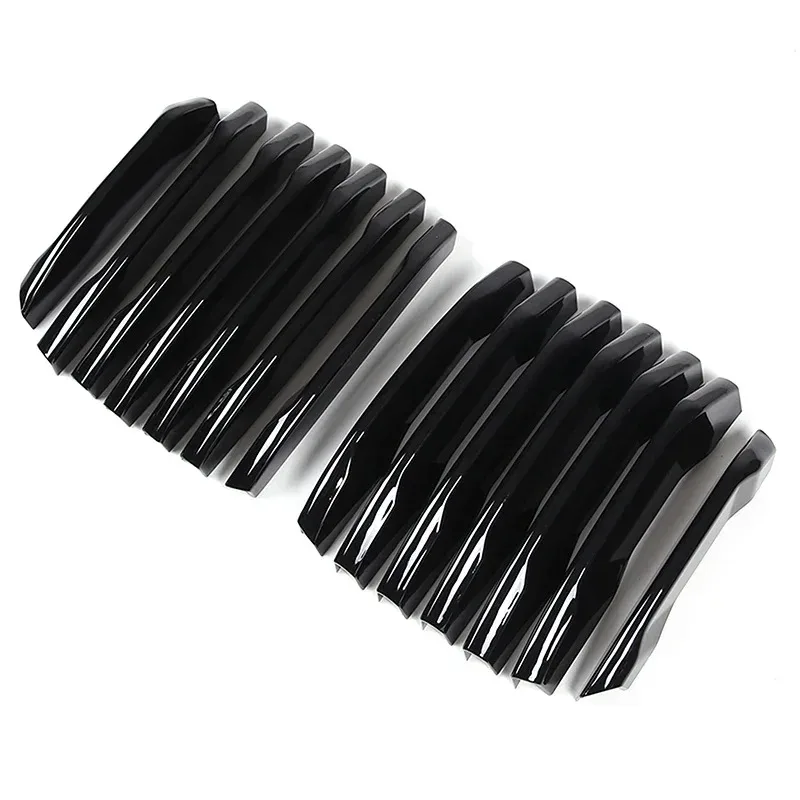 

metyoucar For BMW X5 G05 2019-2023 ABS Black Car Front China Open Grille Cover Trim Sticker Car Accessories