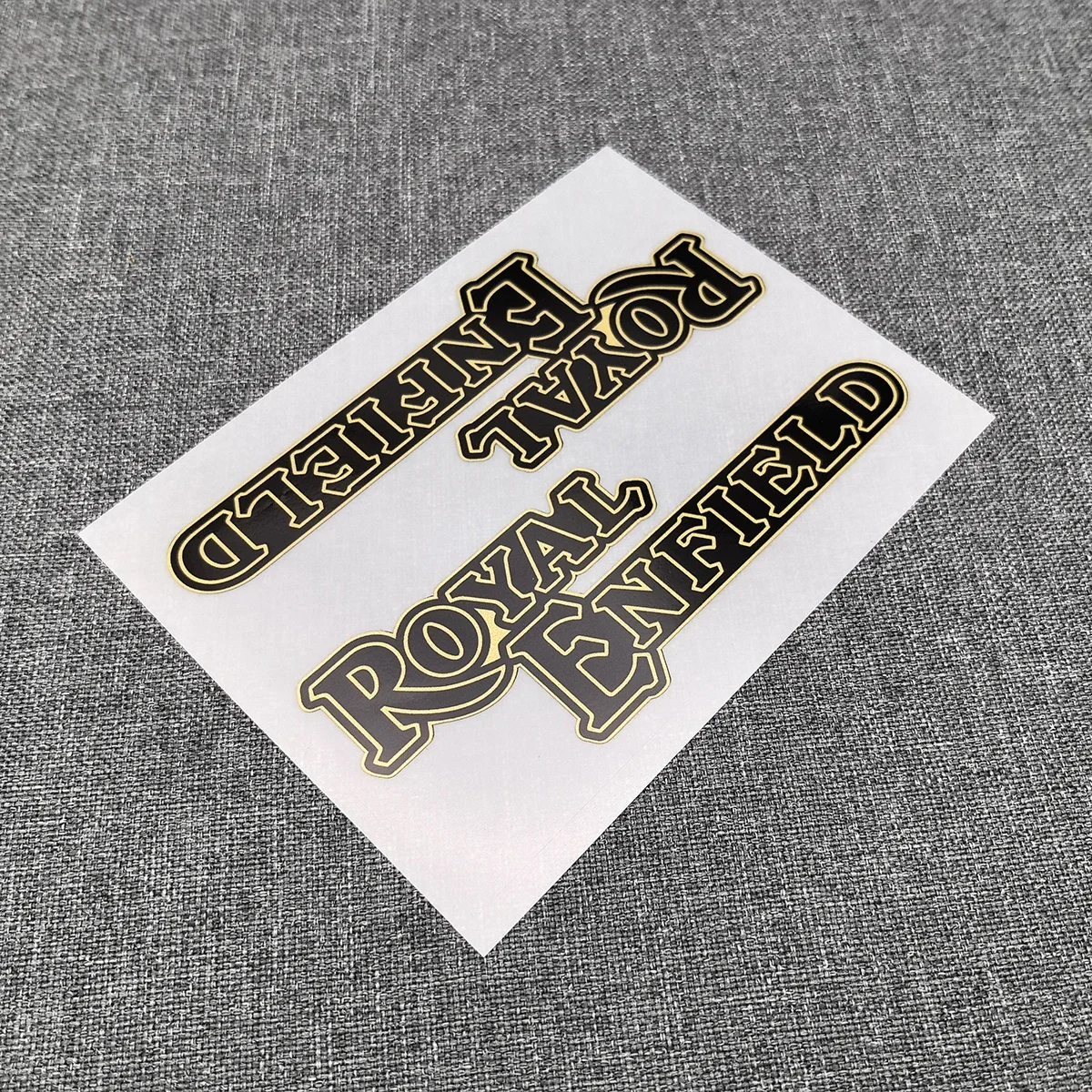 2 Stücke Reflektierende Royal Enfield Bullet Constellation Continental Motorrad Aufkleber Fahrrad Zyklus Aufkleber Motorrad Zubehör – Detail 1