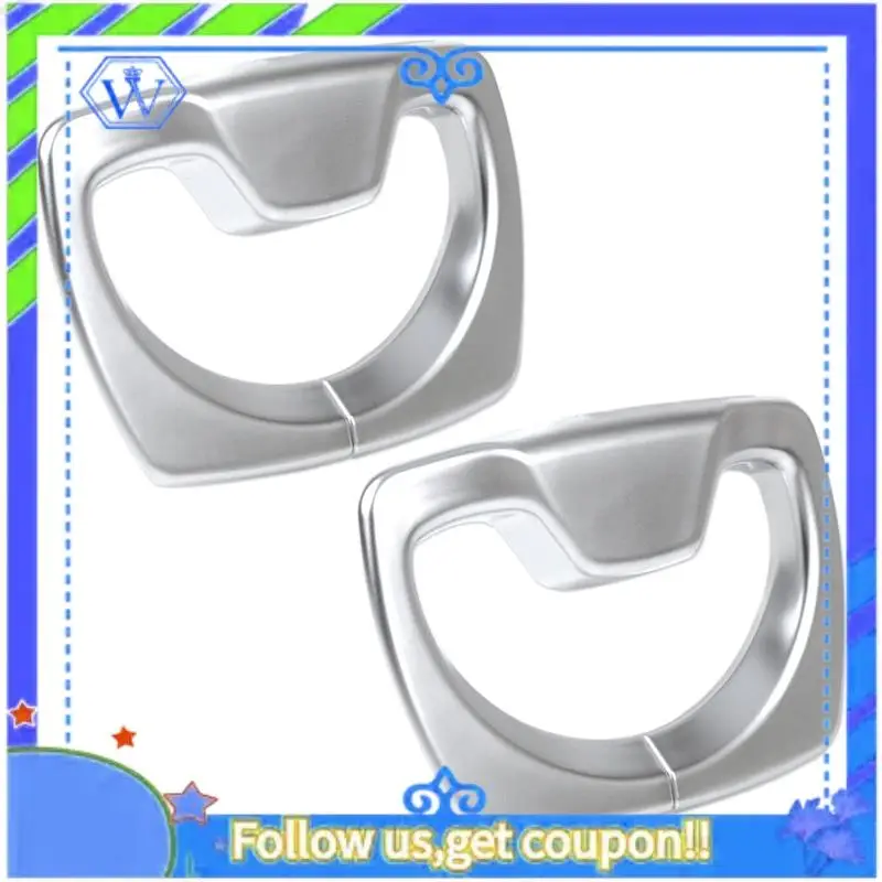 

M46K-2Pcs Car B Pillar Seat Safety Belt Decoration Frame Cover Trim For BMW 3 4 Series F30 F31 F32 F36 2014 -2016