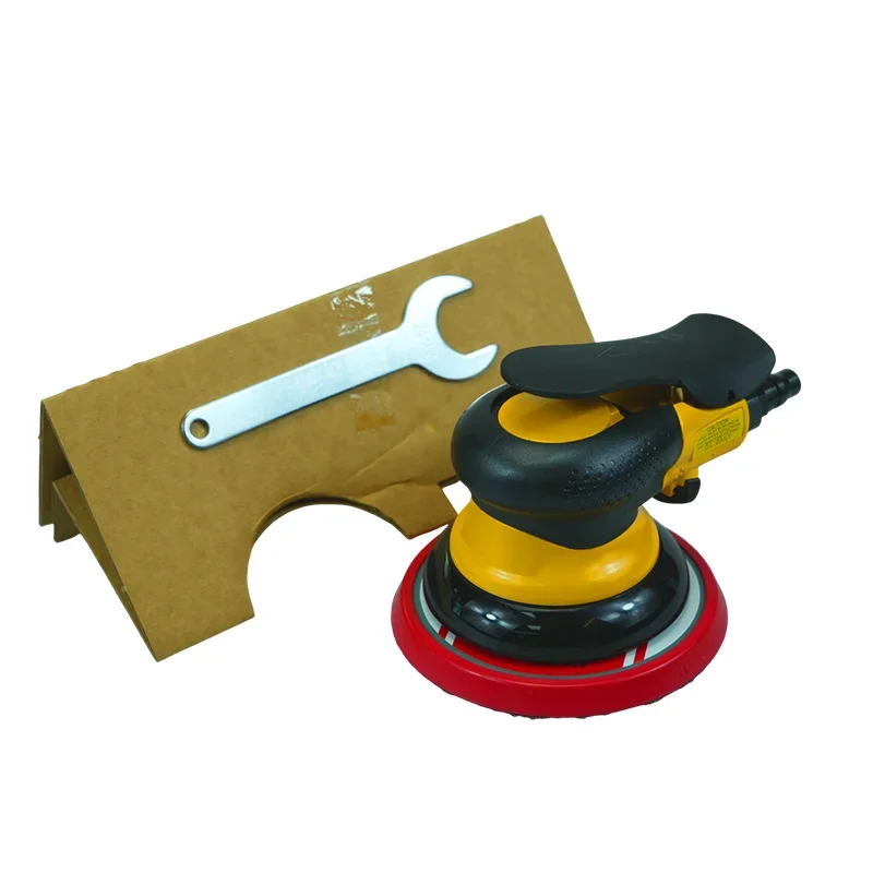 

Professional 5 Inch Air Sander Pneumatic Polishing Machine for Car Body Paint Care and Rust Removal