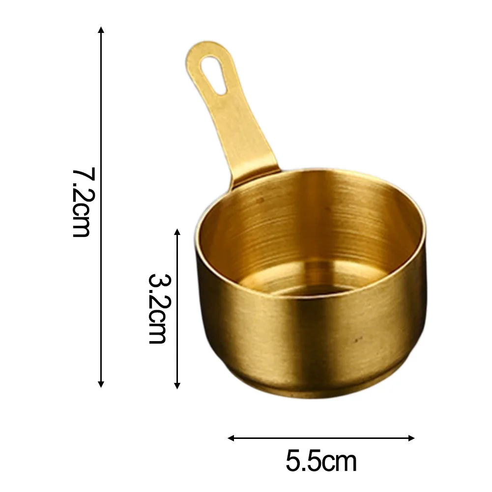 100ML Pot Gravy Stainless Steel Milk Pot Mini Sauce Pan Non Stick Small Saucepan Kitchen Dining Bar Tools