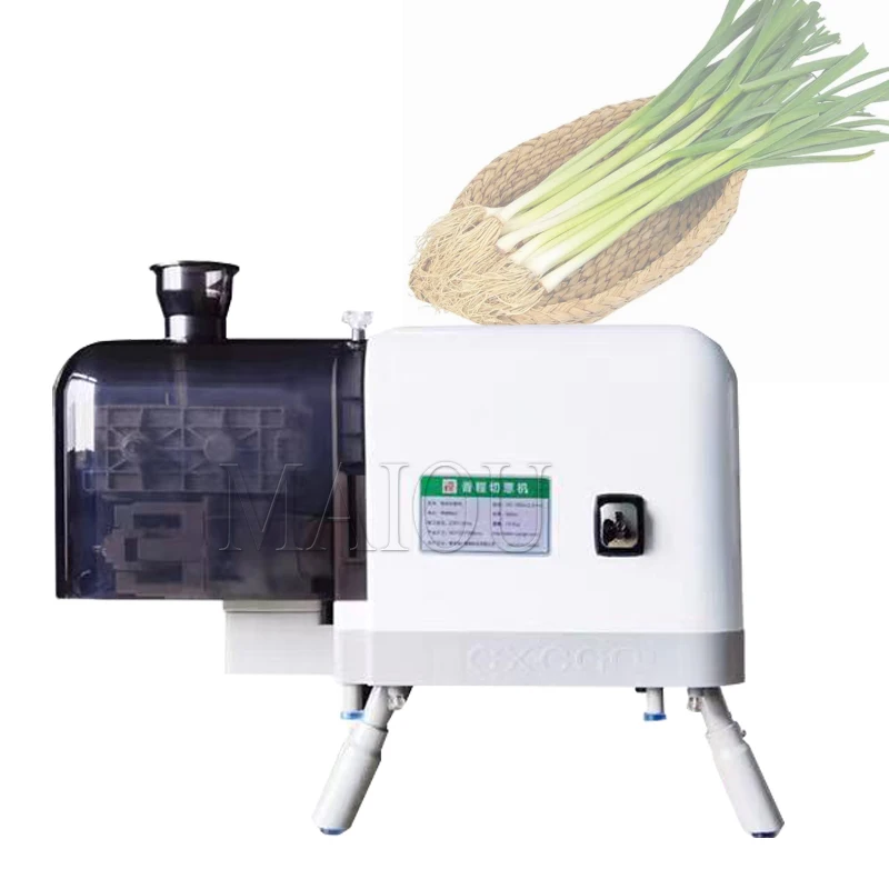 

Commercial Scallion Pepper Shredding Slicing Machine Electric Green Onion Cutting Garlic Bolt Leek Slicer Cutter