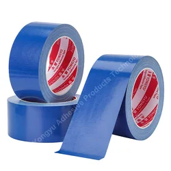 1_Blue heavy-duty pipeline tape is flexible, handmade, brightly colored, waterproof, easy to tear, durable, and multifunctional,