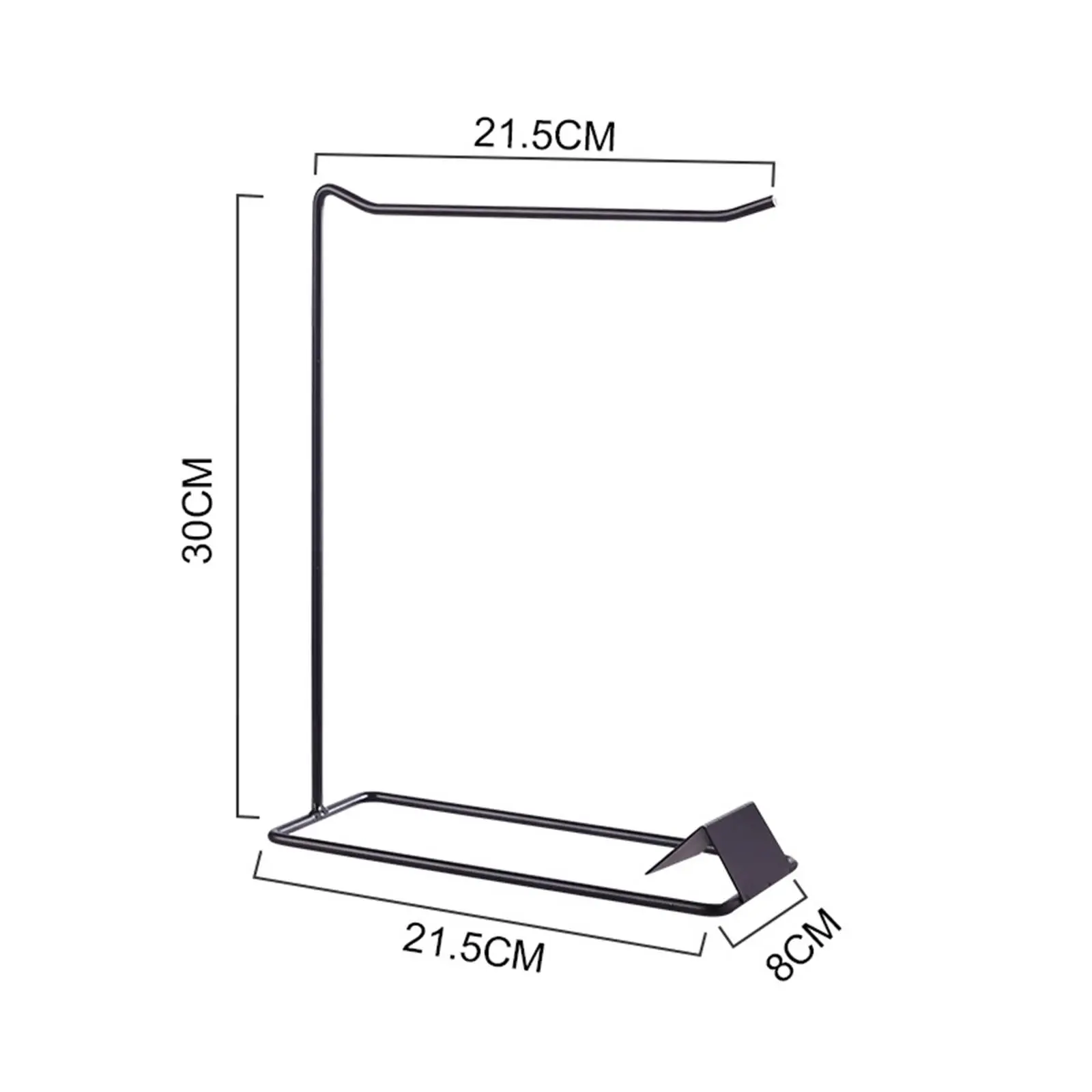 حامل منظم المجوهرات معلق على شكل قلادة لسطح المكتب، رف عرض المجوهرات لعرض سلاسل المفاتيح #6