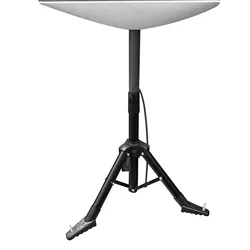Foldable Tripod Antenna Support Stand Easy Installation Screw Fixing Compact Design for Starlink V2 V1 Device for Roof Camping